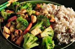 7 day shredding meal plan rice veggies and tofu