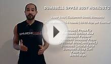 Dumbbell Upper Body Workout 2: Build Muscle Mass, Strength