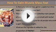 How Natural Mass Gainer Supplements Help To Gain Muscle