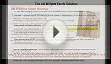 Lift Weights Faster Review - Best Program 2014 Training